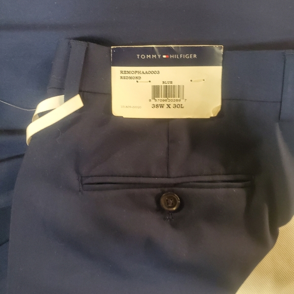 Tommy Hilfiger Blue Men's Dress Pants Size 38W x 30L New - Picture 2 of 5